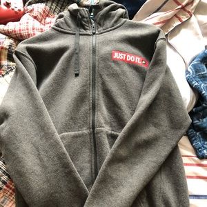 Grey Nike Zip-up Jacket